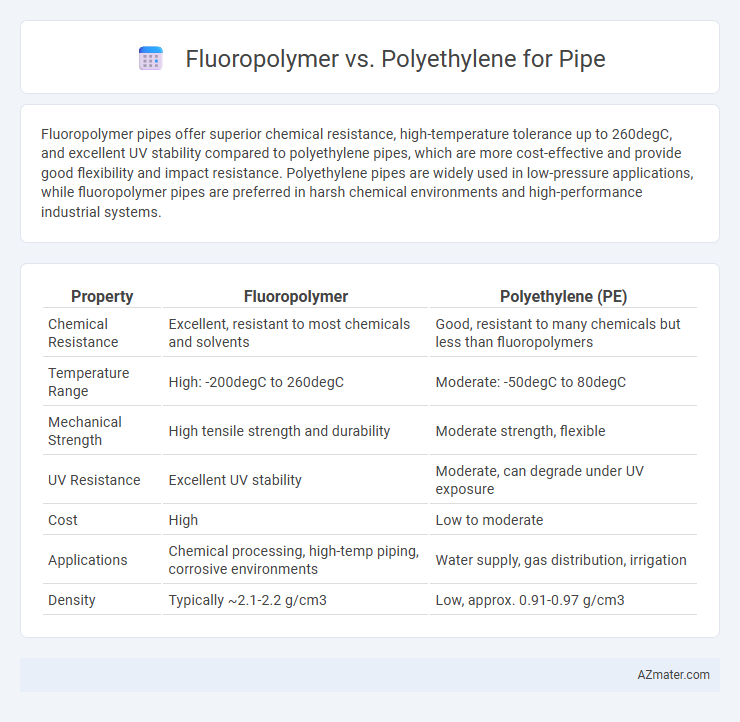 Fluoropolymer vs. Polyethylene for Pipe - What is The Difference?