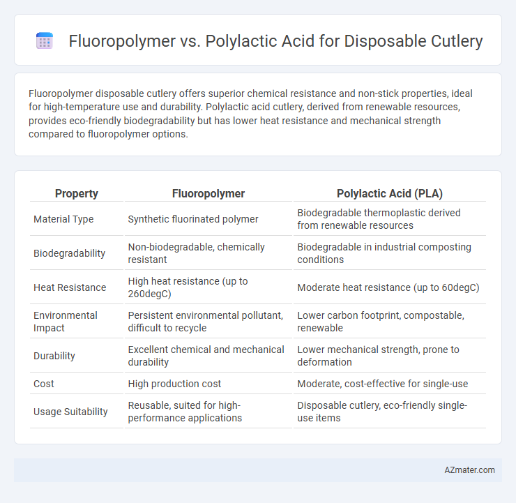 Fluoropolymer vs. Polylactic Acid for Disposable Cutlery - What is The Difference?