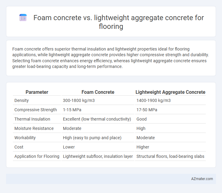 Foam concrete vs. lightweight aggregate concrete for flooring - What is The Difference?