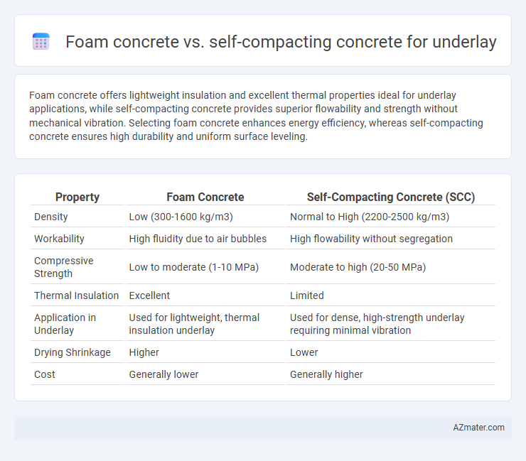 Foam concrete vs. self-compacting concrete for underlay - What is The Difference?