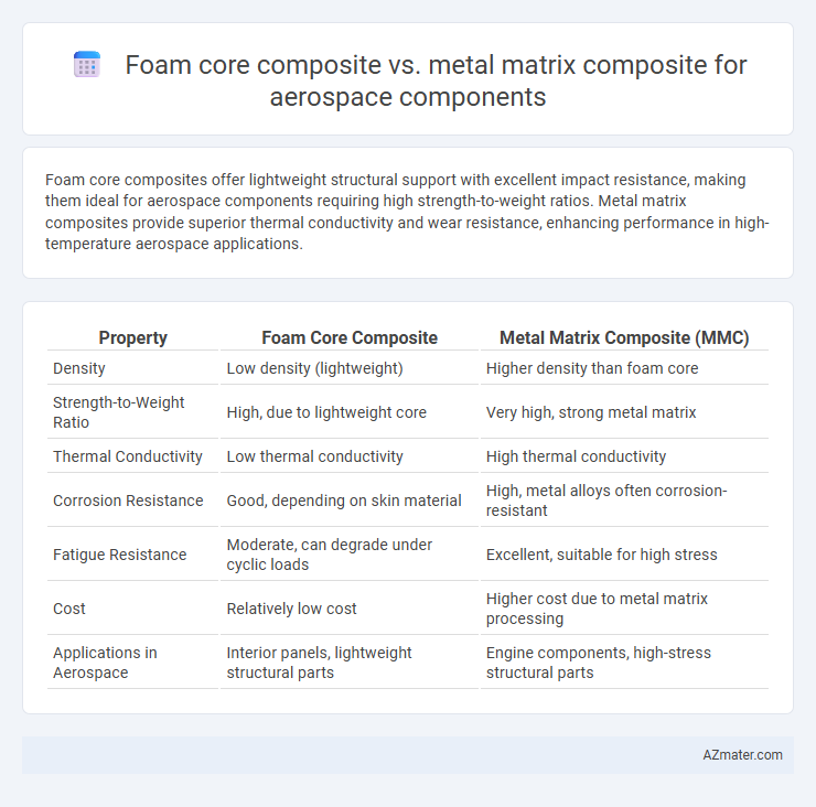 Foam core composite vs. metal matrix composite for aerospace components - What is The Difference?