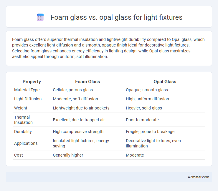 Foam glass vs. opal glass for light fixtures - What is The Difference?