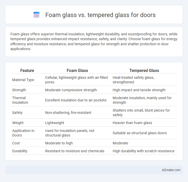 Foam glass vs. tempered glass for doors - What is The Difference?