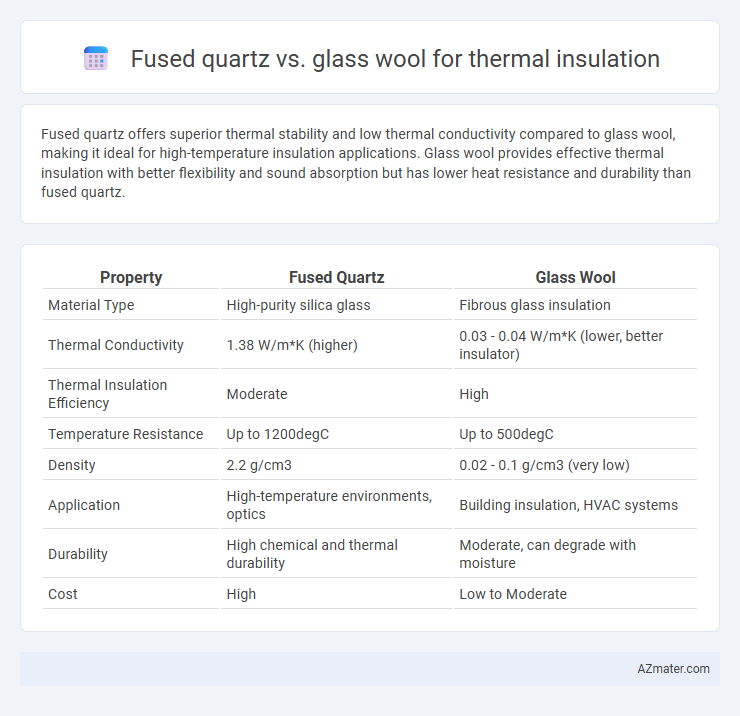 Fused quartz vs. glass wool for thermal insulation - What is The Difference?