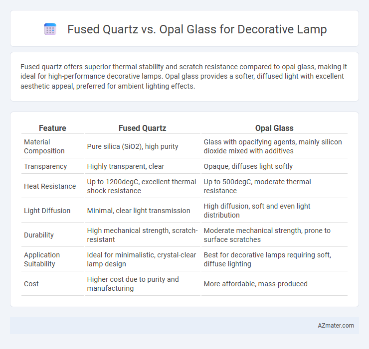 Fused Quartz vs. Opal Glass for Decorative Lamp - What is The Difference?