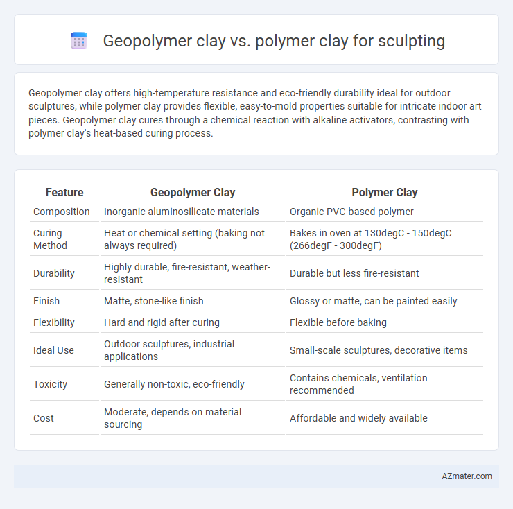 Geopolymer clay vs. polymer clay for sculpting - What is The Difference?