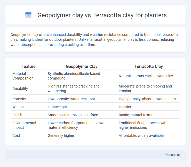 Geopolymer clay vs. terracotta clay for planters - What is The Difference?