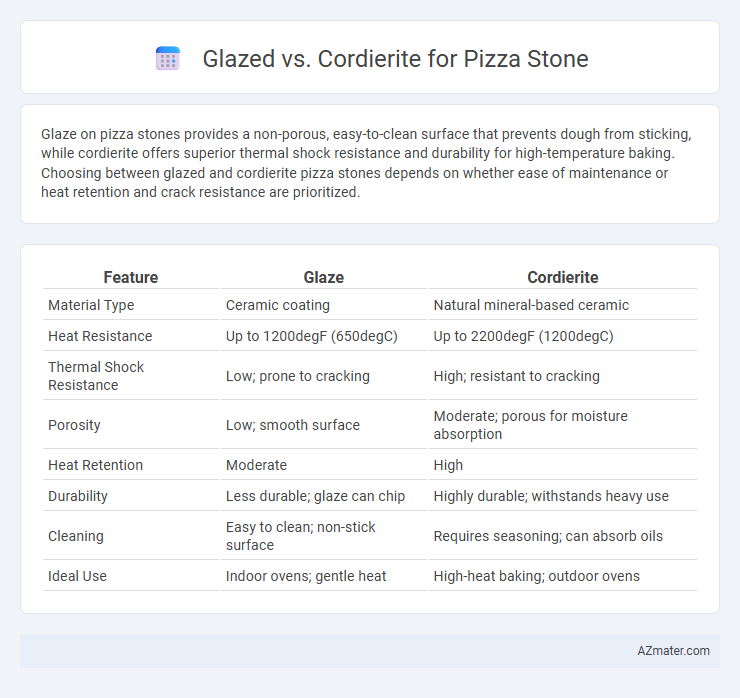 Glazed vs. Cordierite for Pizza Stone - What is The Difference?
