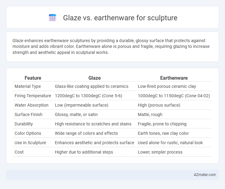 Glaze vs. earthenware for sculpture - What is The Difference?