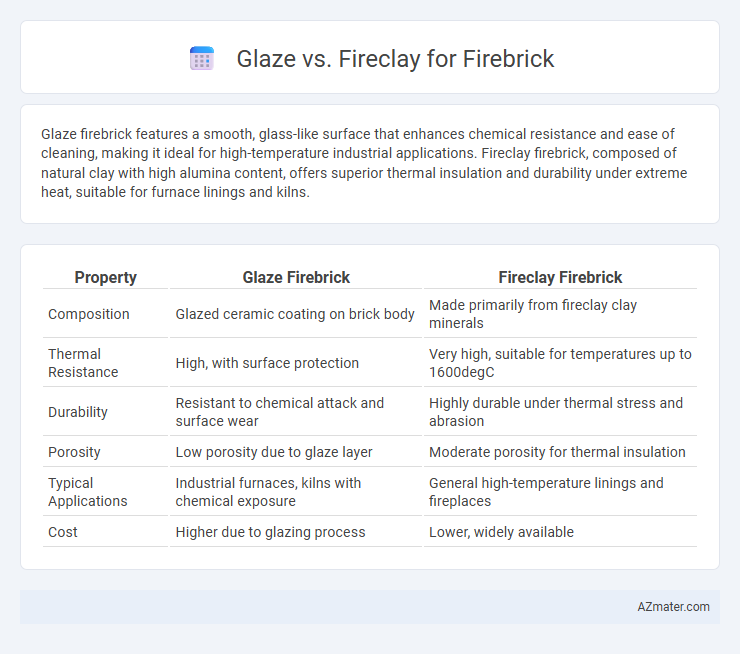 Glaze vs. Fireclay for Firebrick - What is The Difference?