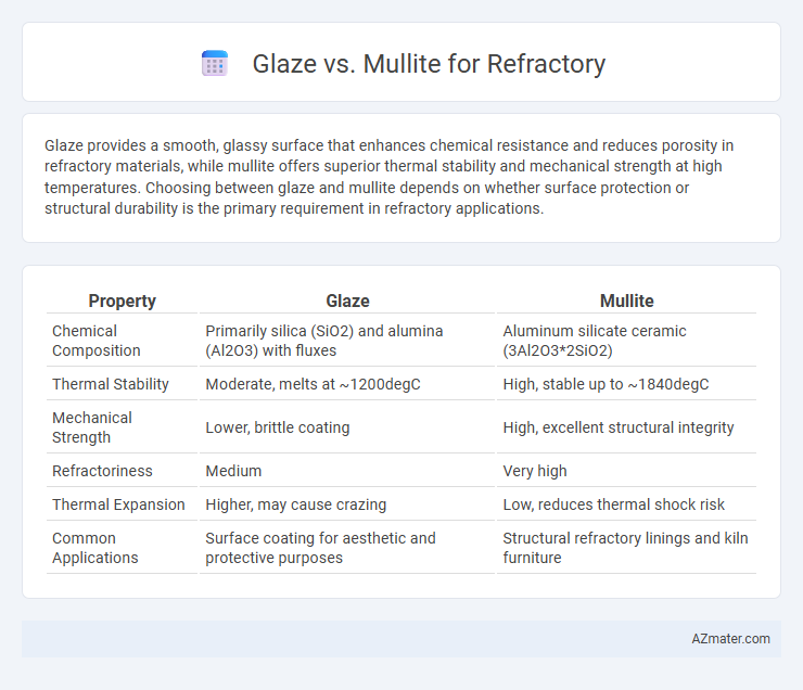 Glaze vs. Mullite for Refractory - What is The Difference?