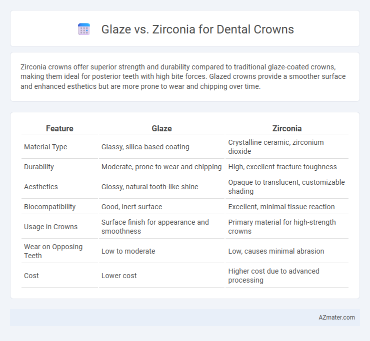 Glaze vs. Zirconia for Dental Crowns - What is The Difference?