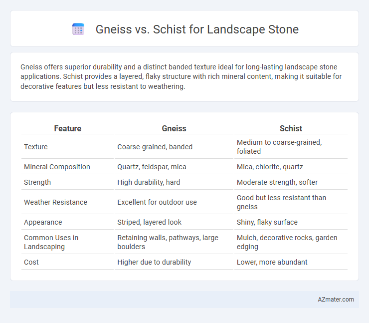 Gneiss vs. Schist for Landscape Stone - What is The Difference?