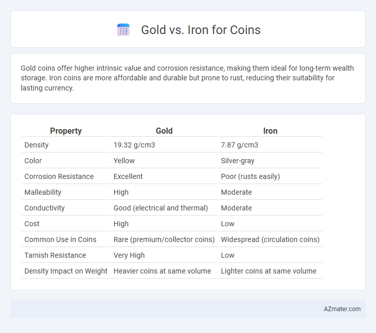Gold vs. Iron for Coins - What is The Difference?