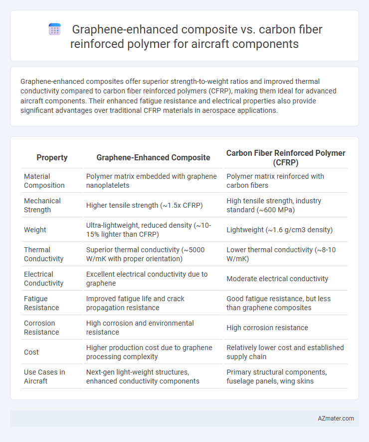 Graphene-enhanced composite vs. carbon fiber reinforced polymer for aircraft components - What is The Difference?