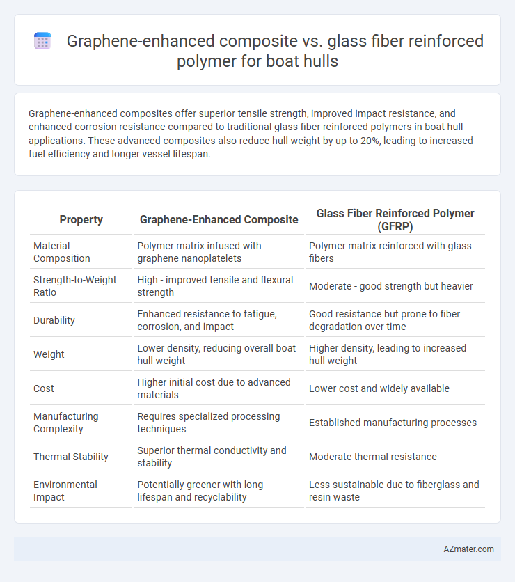 Graphene-enhanced composite vs. glass fiber reinforced polymer for boat hulls - What is The Difference?