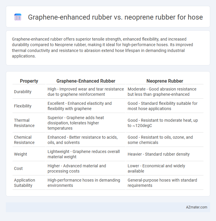 Graphene-enhanced rubber vs. neoprene rubber for hose - What is The Difference?
