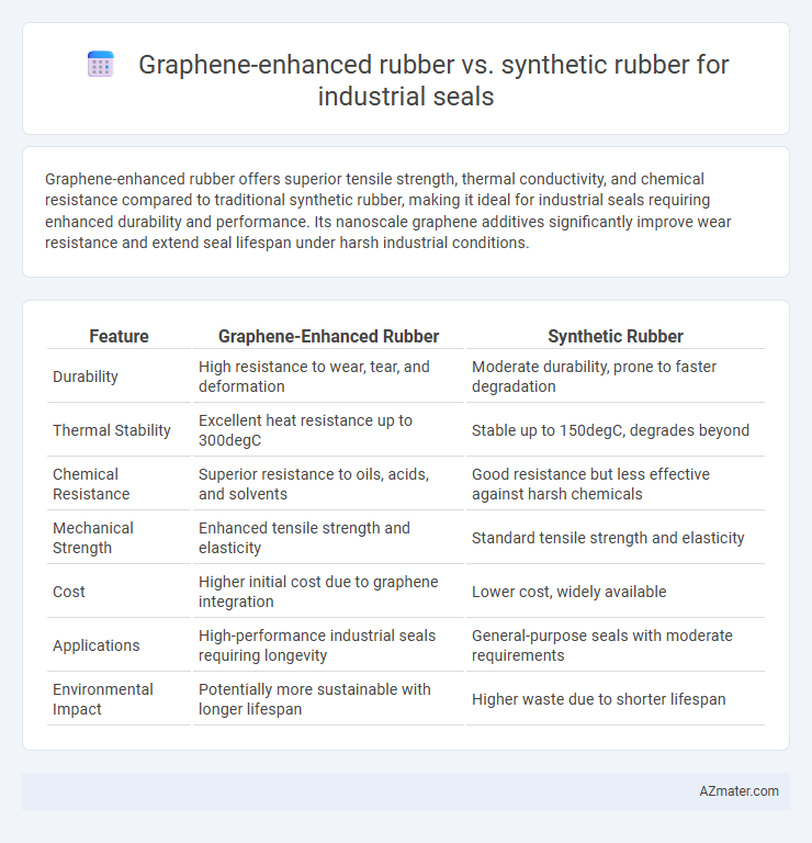 Graphene-enhanced rubber vs. synthetic rubber for industrial seals - What is The Difference?