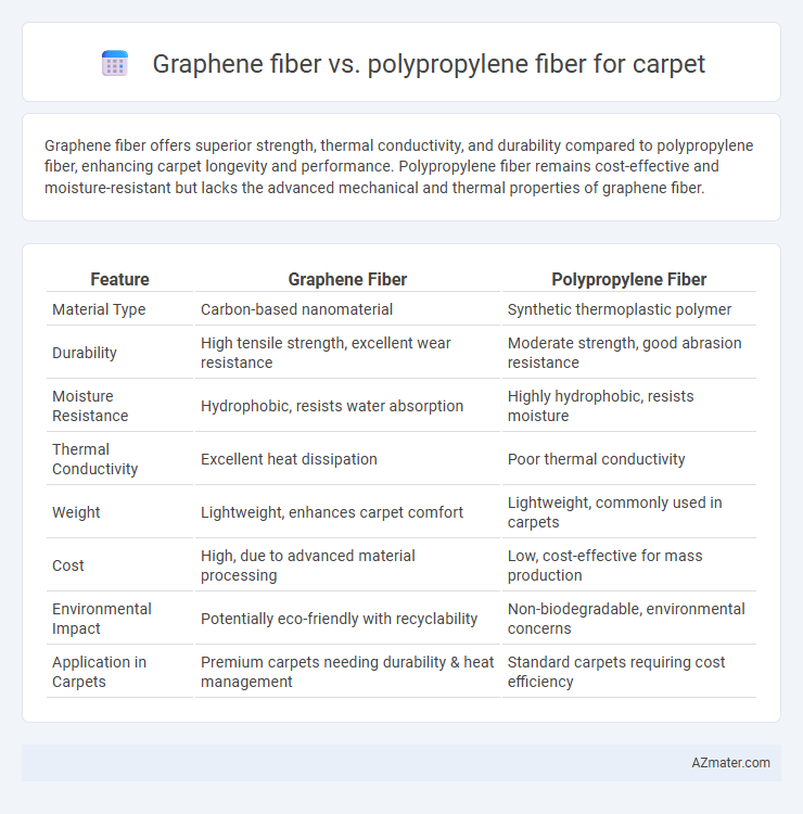 Graphene fiber vs. polypropylene fiber for carpet - What is The Difference?