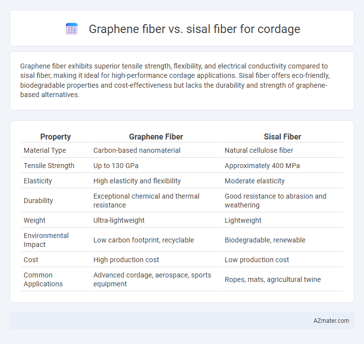 Graphene fiber vs. sisal fiber for cordage - What is The Difference?