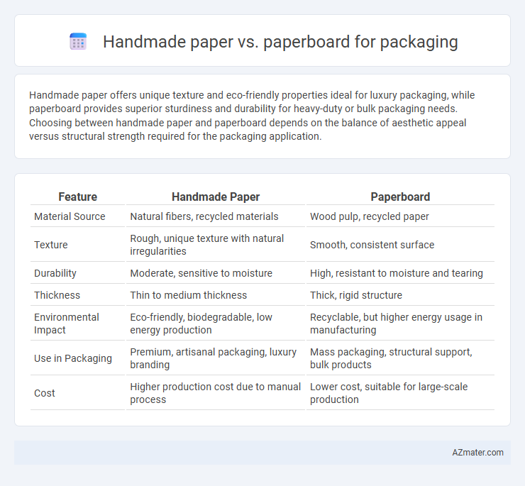 Handmade paper vs. paperboard for packaging - What is The Difference?