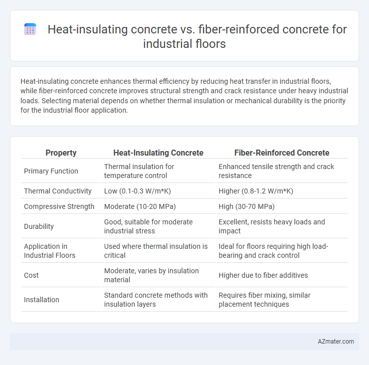 Heat-insulating concrete vs. fiber-reinforced concrete for industrial floors - What is The Difference?