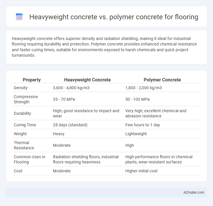 Heavyweight concrete vs. polymer concrete for flooring - What is The Difference?
