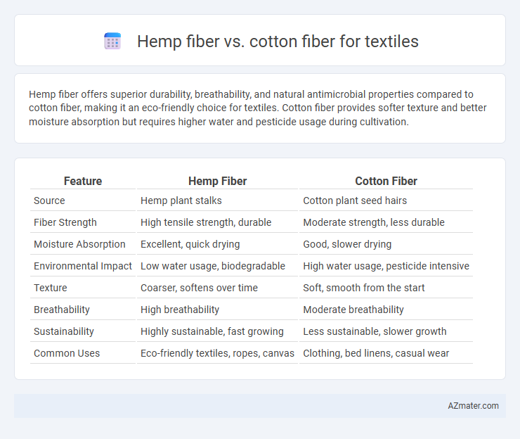 Hemp fiber vs. cotton fiber for textiles - What is The Difference?