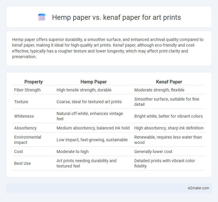 Hemp paper vs. kenaf paper for art prints - What is The Difference?