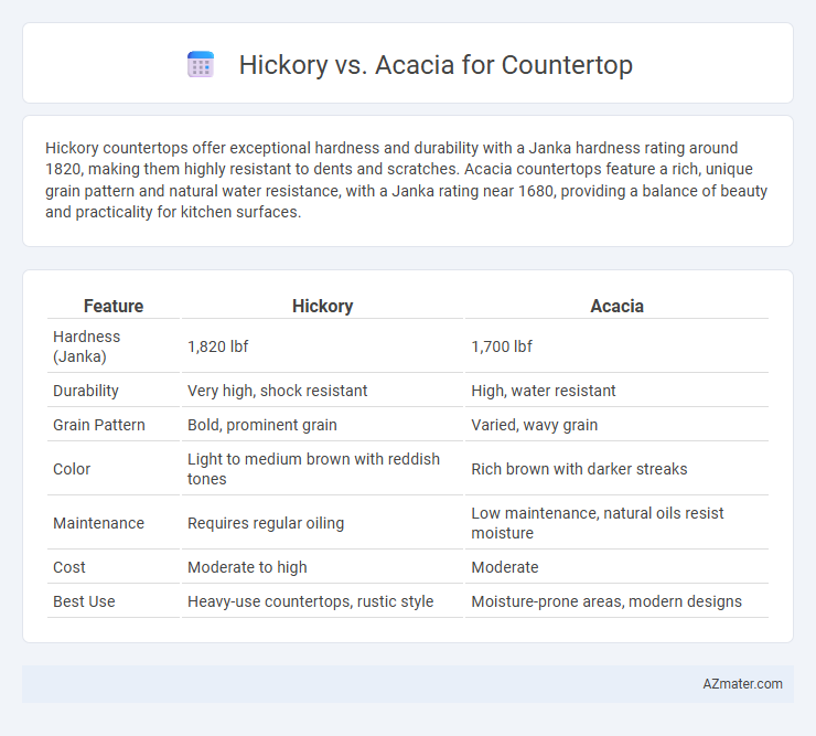 Hickory vs. Acacia for Countertop - What is The Difference?