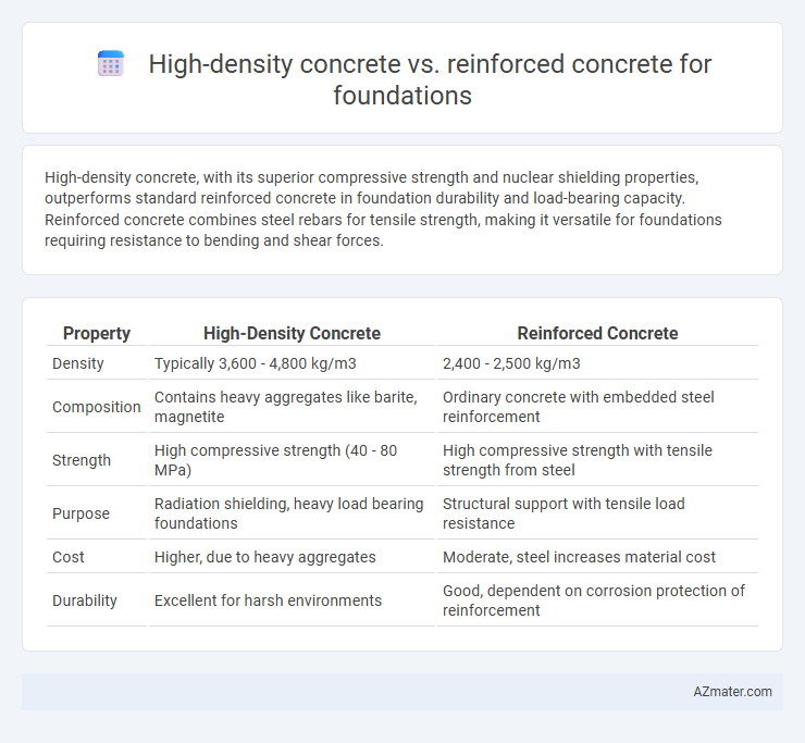 High-density concrete vs. reinforced concrete for foundations - What is The Difference?