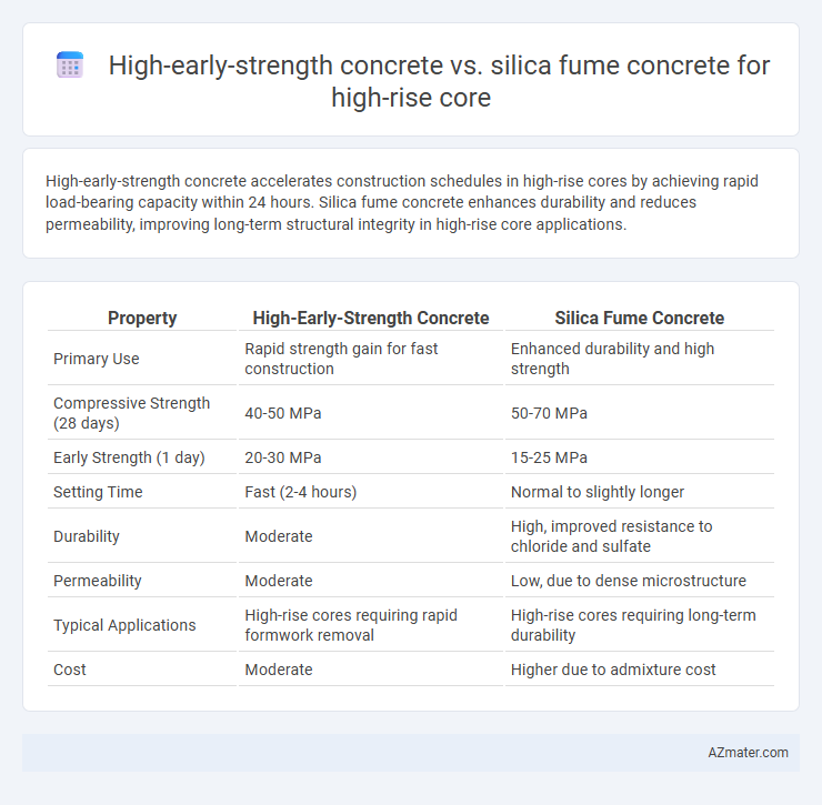 High-early-strength concrete vs. silica fume concrete for high-rise core - What is The Difference?