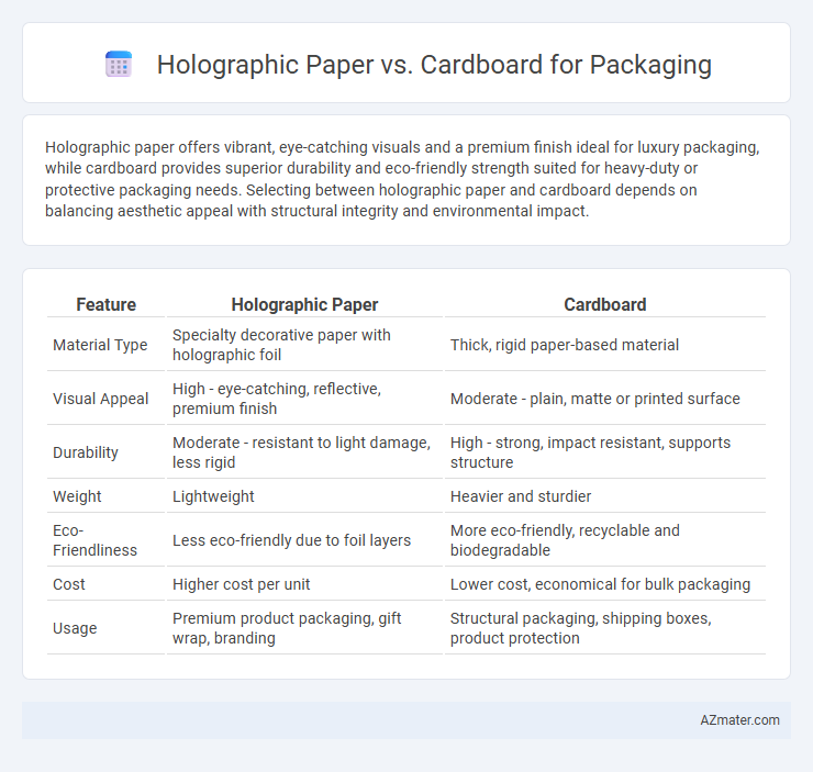 Holographic Paper vs. Cardboard for Packaging - What is The Difference?