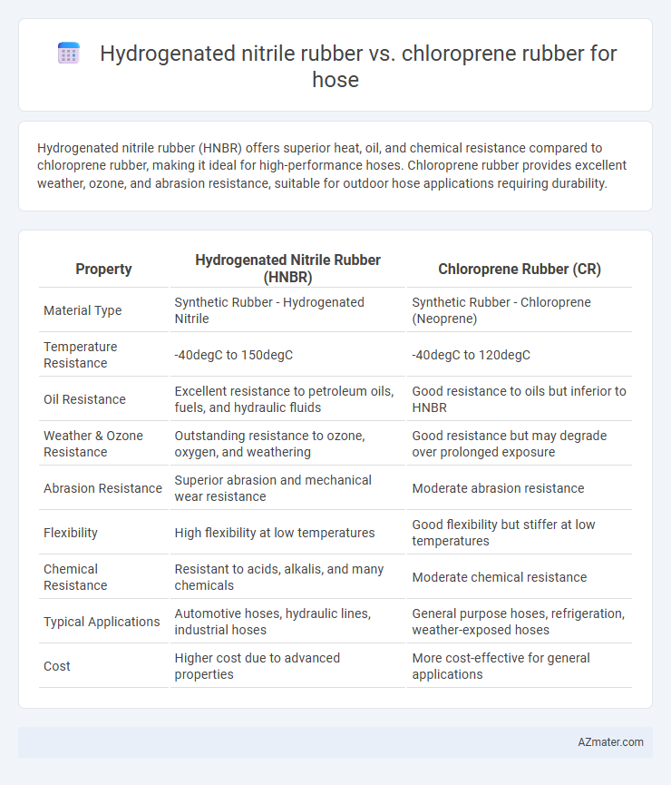 Hydrogenated nitrile rubber vs. chloroprene rubber for hose - What is The Difference?