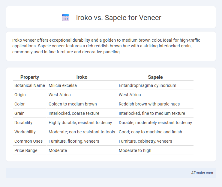 Iroko vs. Sapele for Veneer - What is The Difference?