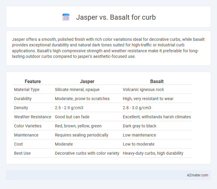 Jasper vs. Basalt for curb - What is The Difference?
