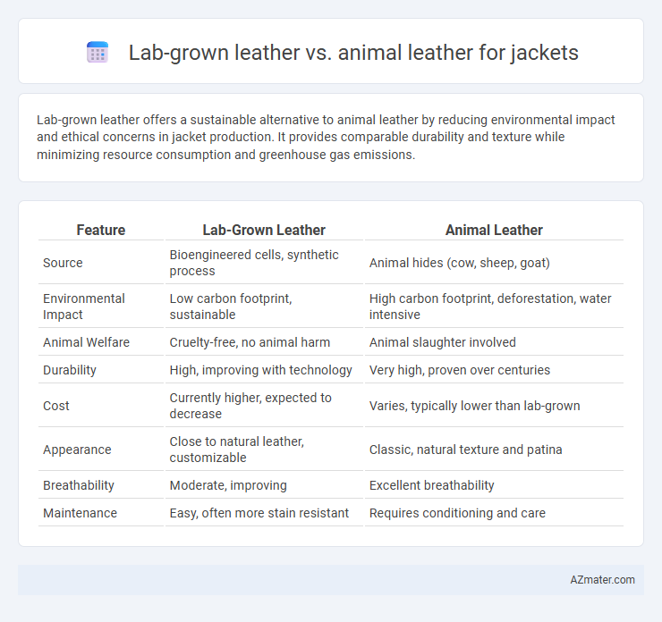 Lab-grown leather vs. animal leather for jackets - What is The Difference?