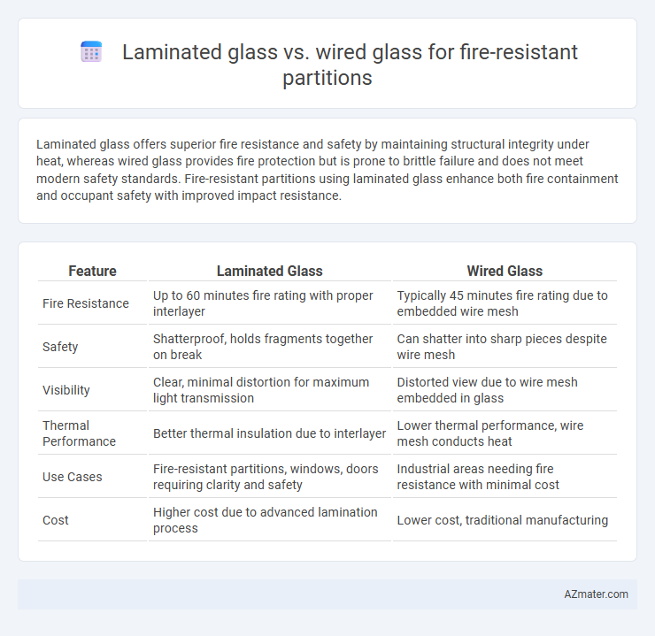 Laminated glass vs. wired glass for fire-resistant partitions - What is The Difference?