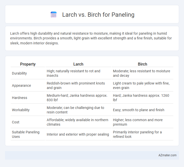 Larch vs. Birch for Paneling - What is The Difference?