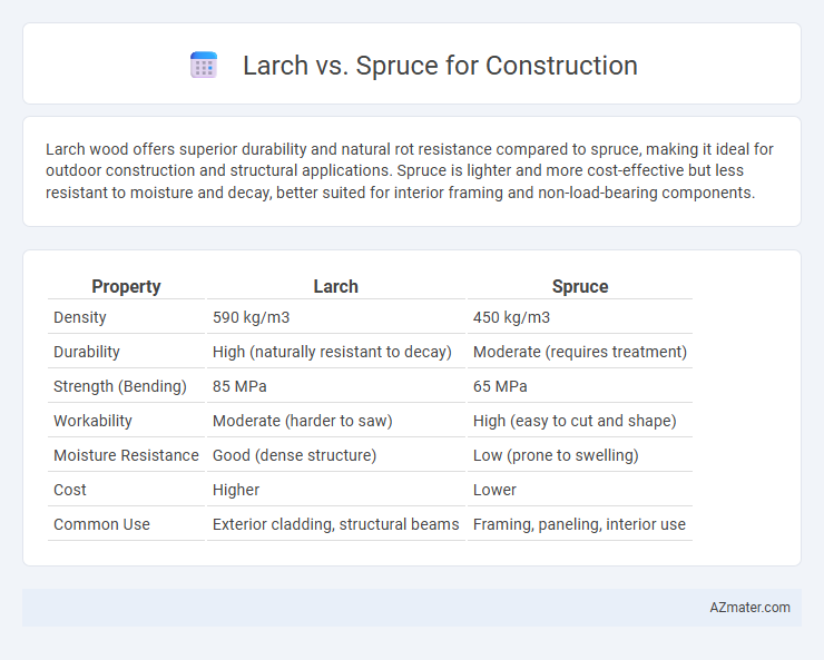 Larch vs. Spruce for Construction - What is The Difference?
