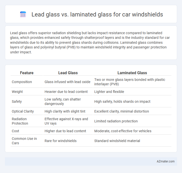 Lead glass vs. laminated glass for car windshields - What is The Difference?