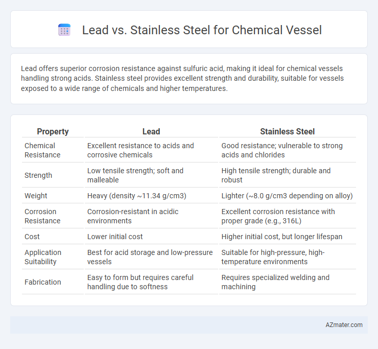Lead vs. Stainless Steel for Chemical Vessel - What is The Difference?