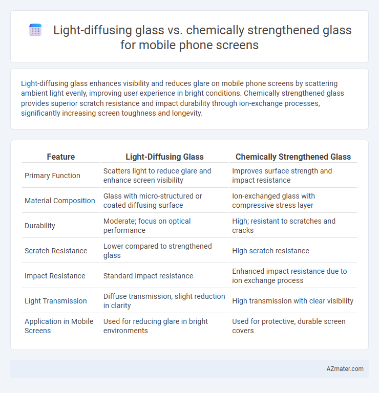 Light-diffusing glass vs. chemically strengthened glass for mobile phone screens - What is The Difference?