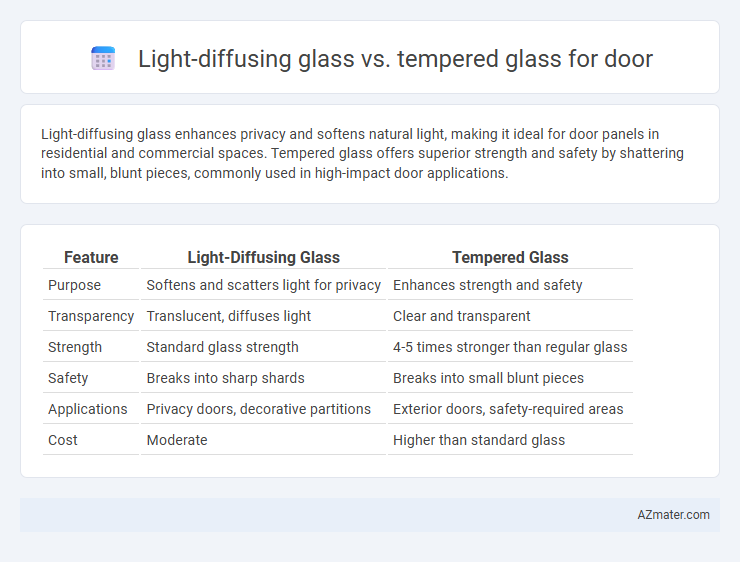 Light-diffusing glass vs. tempered glass for door - What is The Difference?