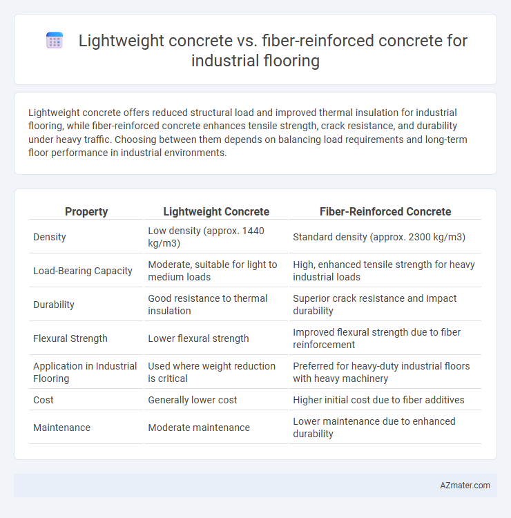 Lightweight concrete vs. fiber-reinforced concrete for industrial flooring - What is The Difference?