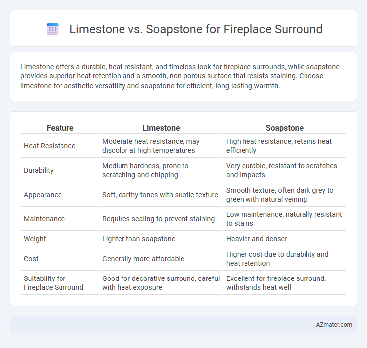 Limestone vs. Soapstone for Fireplace Surround - What is The Difference?