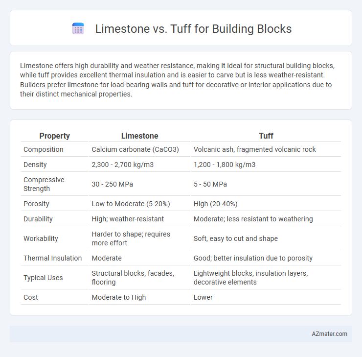 Limestone vs. Tuff for Building Blocks - What is The Difference?