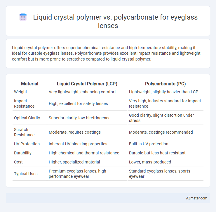 Liquid crystal polymer vs. polycarbonate for eyeglass lenses - What is The Difference?