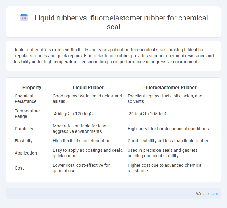 Liquid rubber vs. fluoroelastomer rubber for chemical seal - What is The Difference?