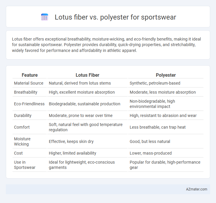 Lotus fiber vs. polyester for sportswear - What is The Difference?